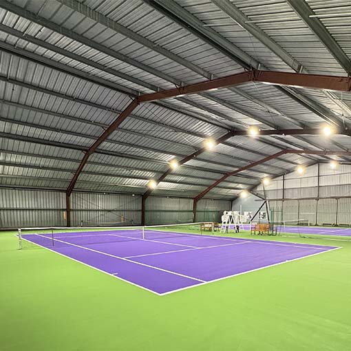 Court tennis amiens interieur - RCA Tennis